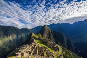 A view from Machu Picchu