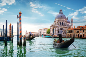 Gondola's in Venice