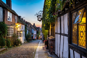 A cobbled street in Rye