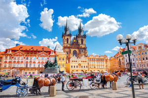 Town square in Prague